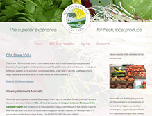 Tablet Screenshot of northharvestcsa.com